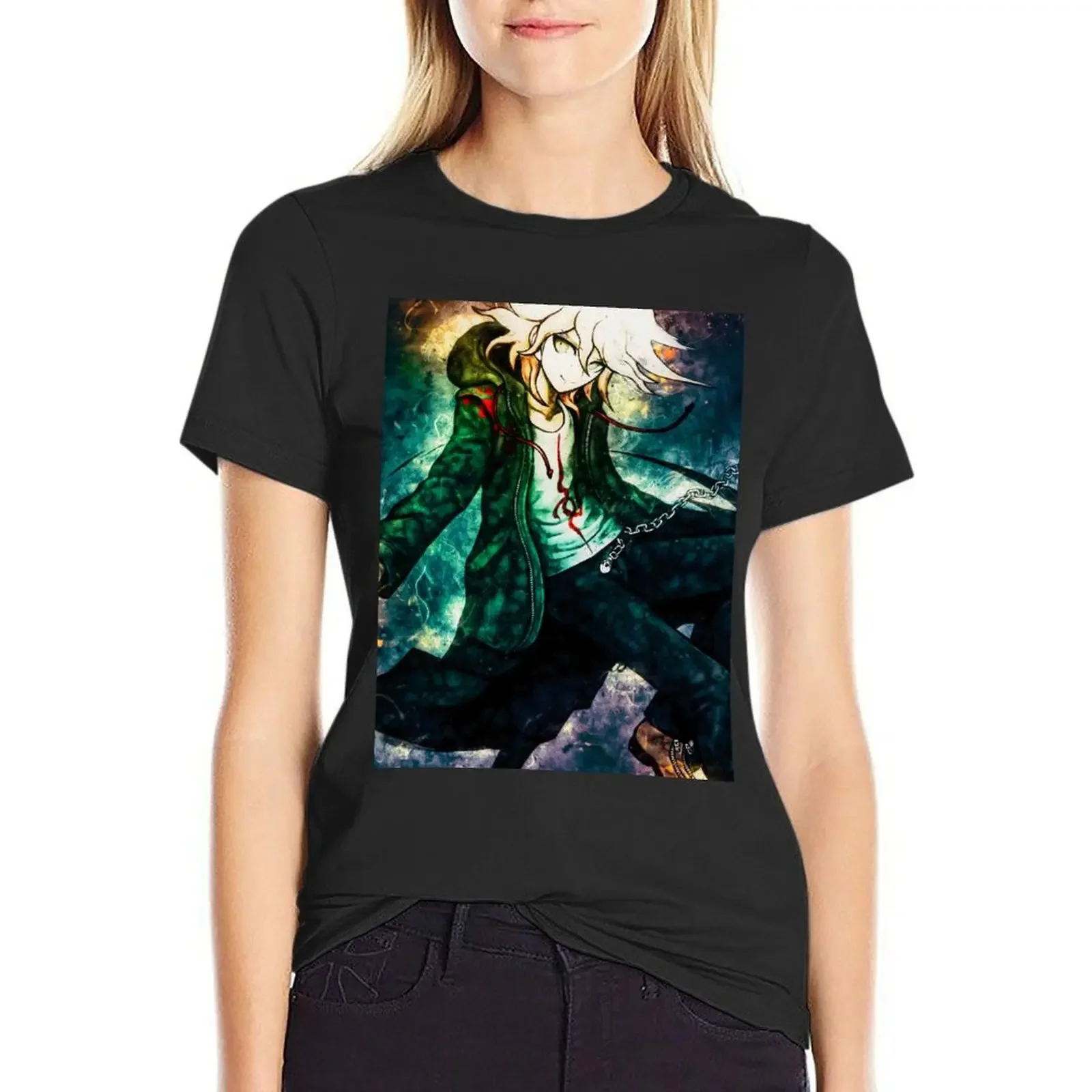 

Nagito Komaeda Danganronpa T-Shirt graphics korean fashion plain luxury designer clothing Women