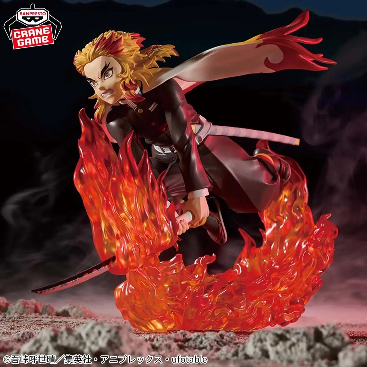 BANDAI Originale Akaza Enmu Rengoku Kyoujurou Kamado Tanjirou Action Figures Demone Slayer VIBRAZIONE STELLE In Scatola Giocattolo Per Bambini Regalo