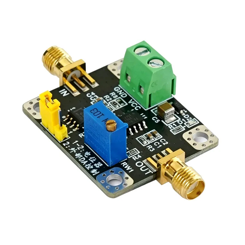 TLV3501 High-Speed Voltage Hysteresis Comparator Module Programmable/Manual Threshold Sine-to-Square Wave Converter DC - 200MHz