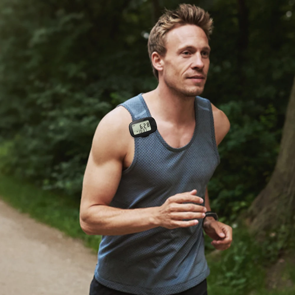 

Шагомер для ходьбы, портативный шагомер, ЖК-дисплей, точный трекер шагов, многофункциональный электронный шагомер для ходьбы, бега