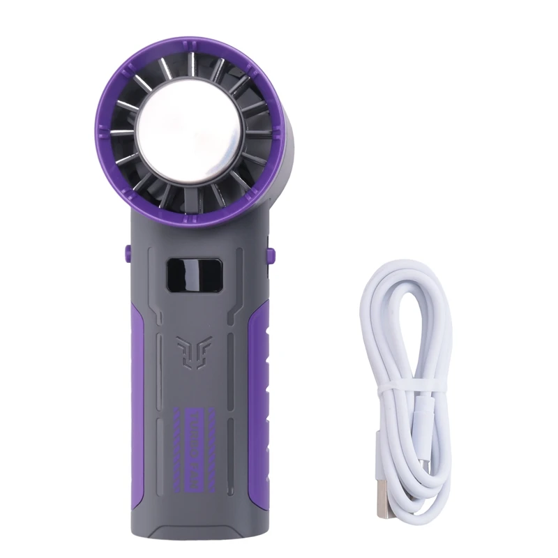 Ventilatore portatile portatile Ventola di raffreddamento dell'aria di refrigerazione a semiconduttore per esterni Batteria da 2000 mAh Ventola fredda ricaricabile-AC37