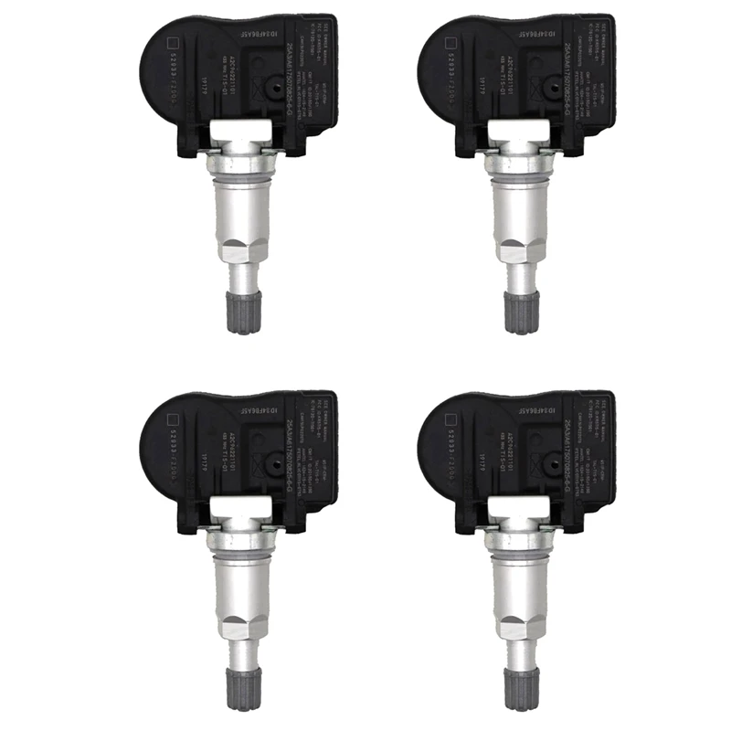 4X 52933-F2000 433Mhz Tire Pressure Sensor TPMS Monitor Sensor For Hyundai I30 Genesis Niro Optima Sportage 52933F2000