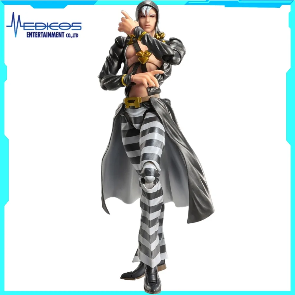 

100% Original in Stock Medicos Entertainment Jojo No Kimyou Na Bouken Metallica Anime Character Action Figure Finished Figure