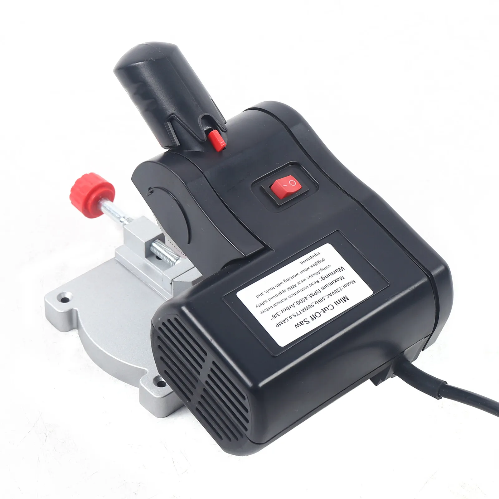 Mini Benchtop Cut-Off Miter Saw for Wood Metal Plastic Craft Cutting Tool 4500RPM