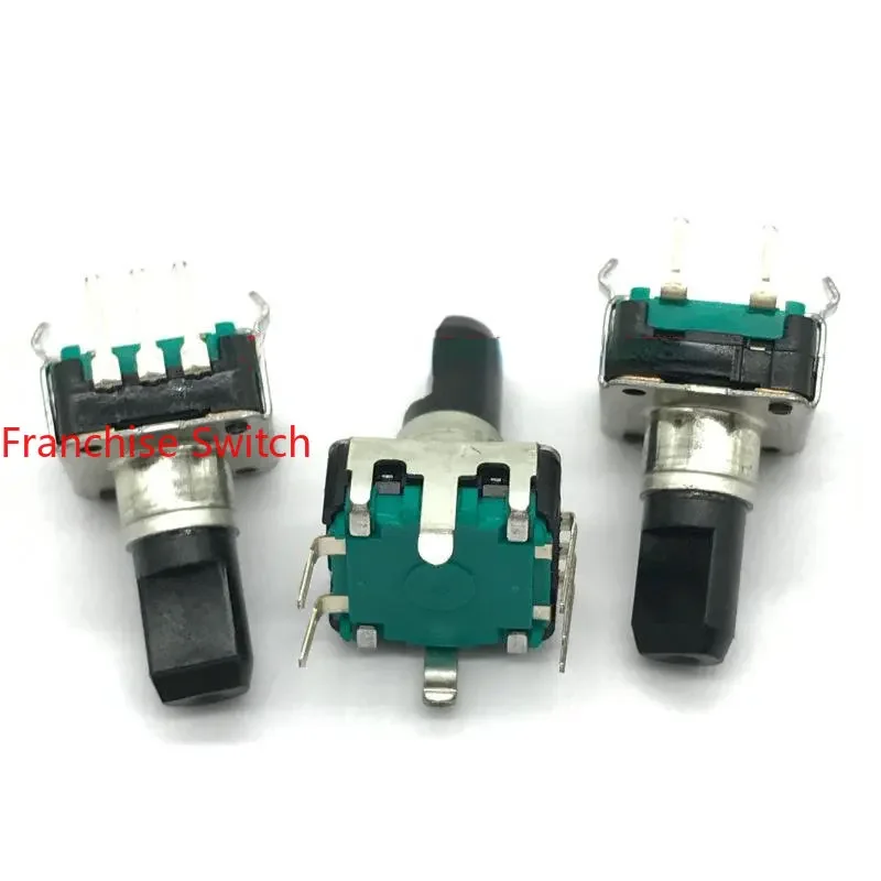 

10PCS NEW EC12 ENCODER 24POINTS 24PULSE SHAFT LENGTH 15MM HALF 360 DEGREE ROTATION CAR ADJUSTMENT