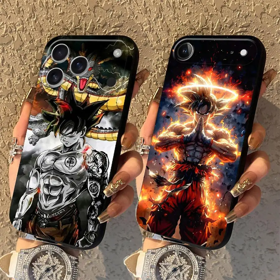 Hülle für Apple iPhone 17 18 Pro Max Air 16 13 Mini 12 15 Plus 17e 16e 11 18 XS XR 7 8 14 Handyhülle Dragon Balls Goku Shenron