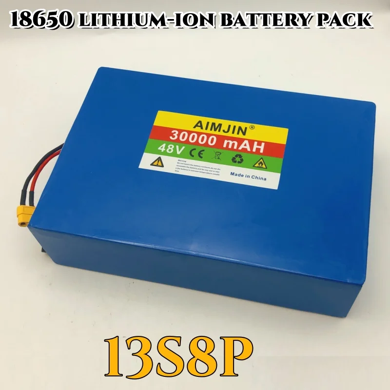 Batteria al litio ad alta capacità 48V 30Ah 13 s8p per Scooter motorizzato utilizzare il modello di batteria per aerei utensili elettrici Cartssolar Ene