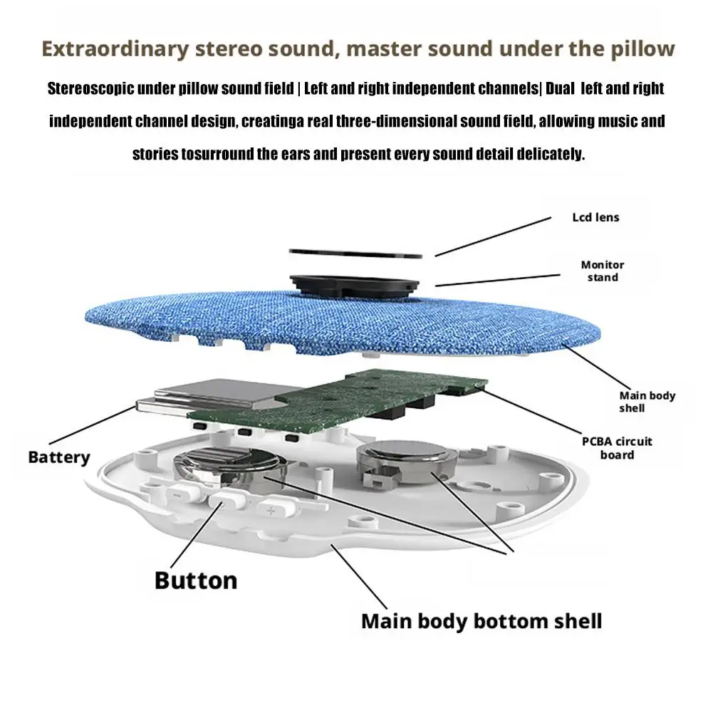 Bluetooth Pillow Sp…