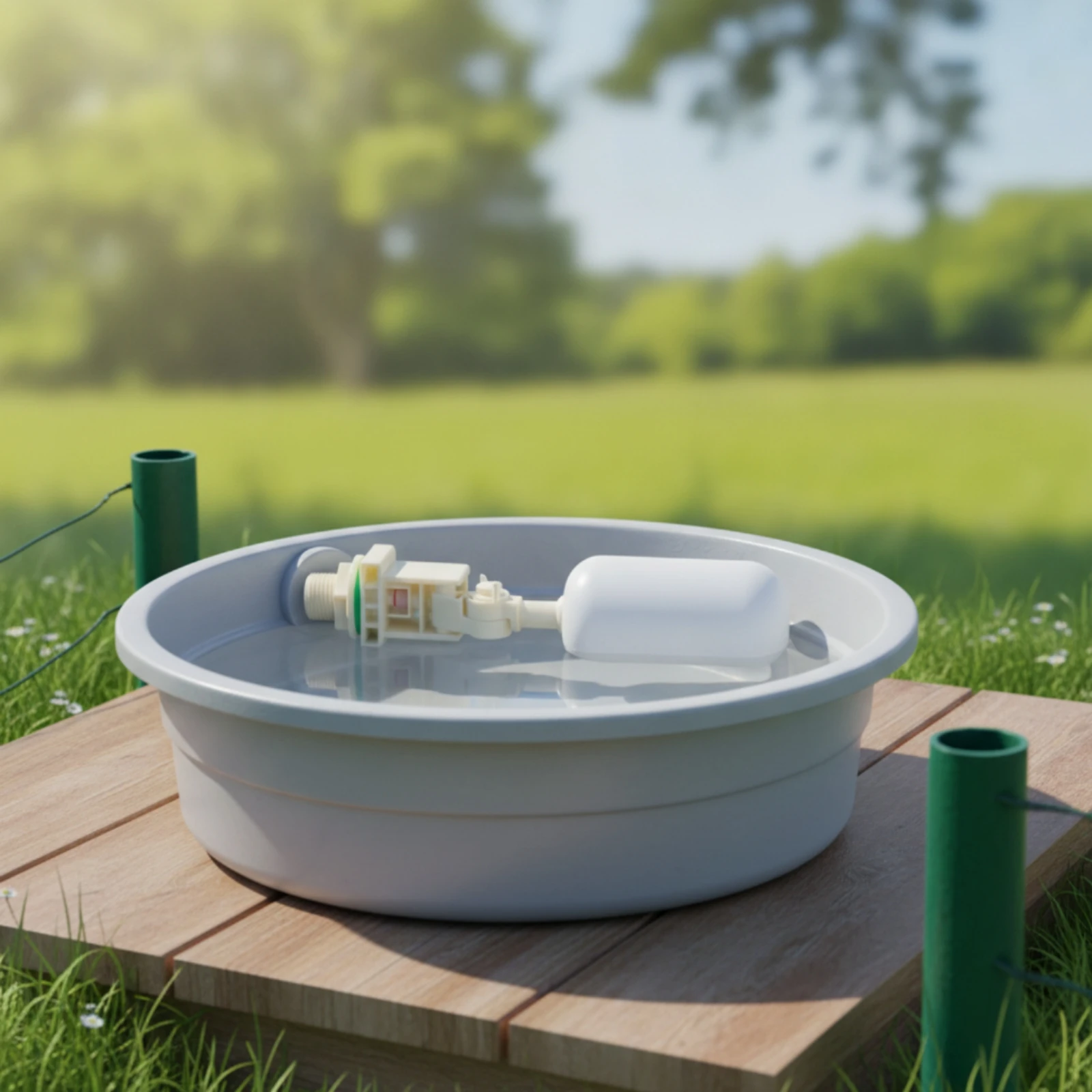 Buoyant Valve with Adjustable Arm Compact Automatic Buoyant Valve for Livestock Owners, Barns