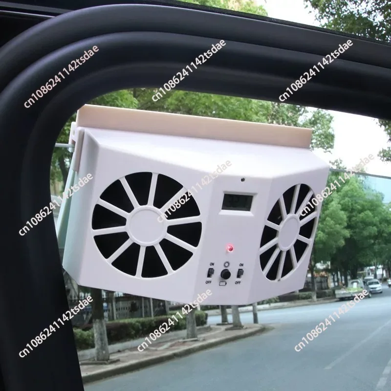 Automotive solar exhaust fan Car window fan Summer exhaust radiator Ventilation fan Car cooling artifact