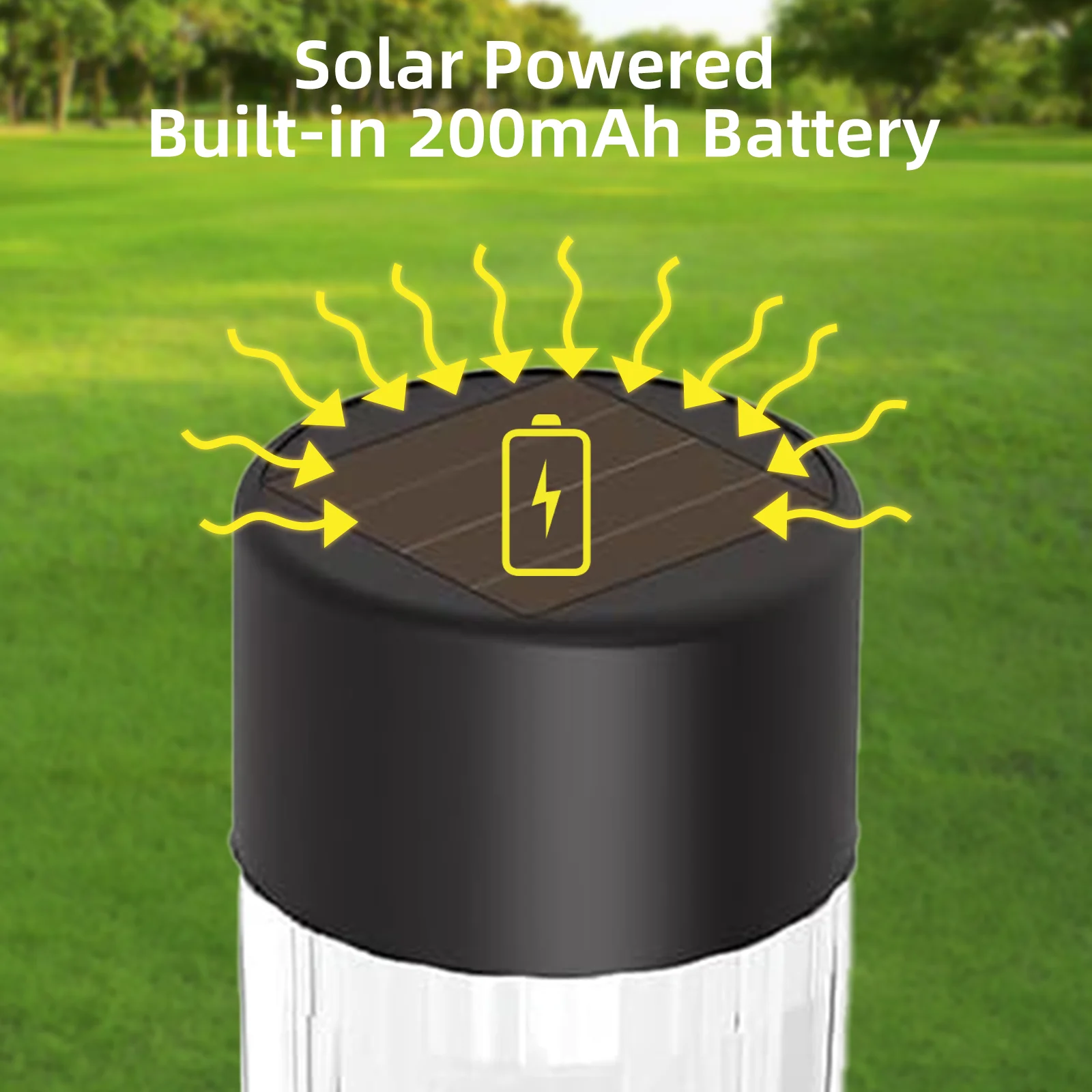 20 Pack Small Solar Pathway Lights Outdoor,Dusk To Dawn, Auto On/OFF,3000K Warm Solar Powered Outside Front Yard Lights