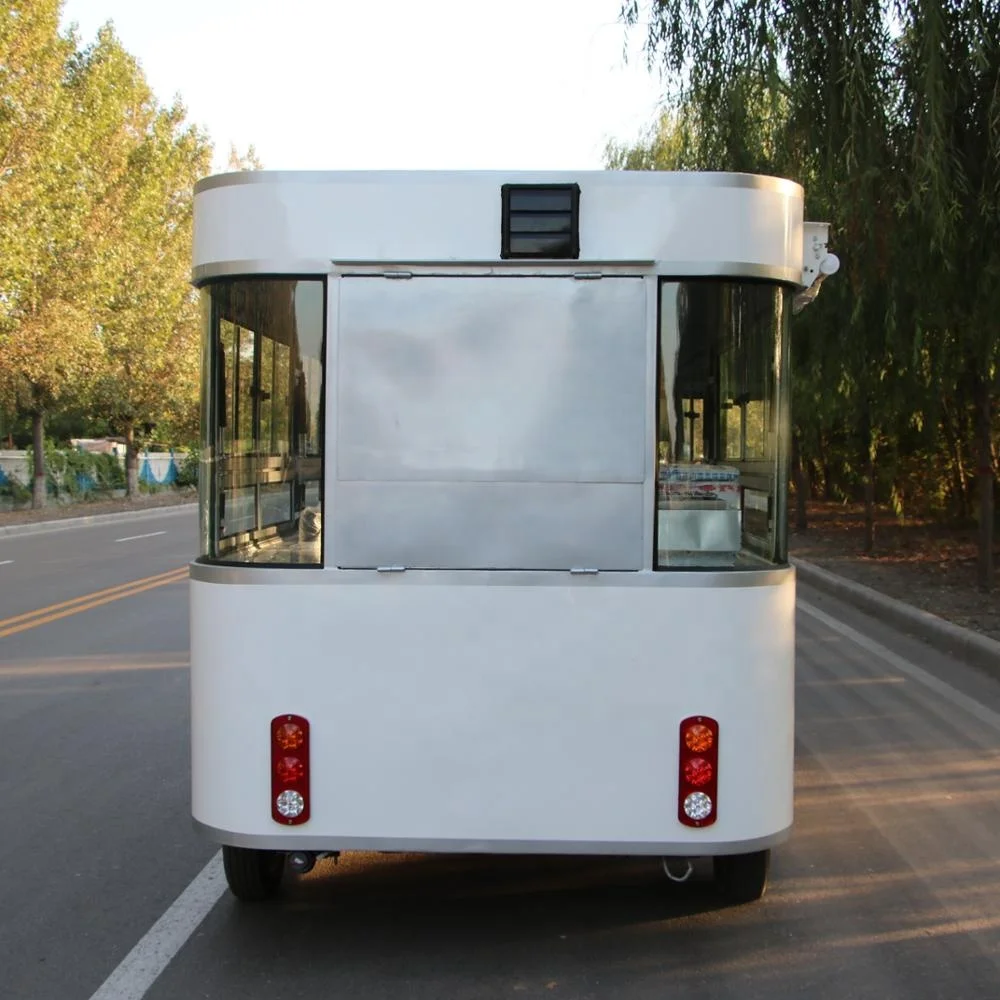 3/3.5/4/4.5/5m Long Electric Food Vending Cart Mobile Coffee Fast Food Truck Ice Cream Catering For Sale