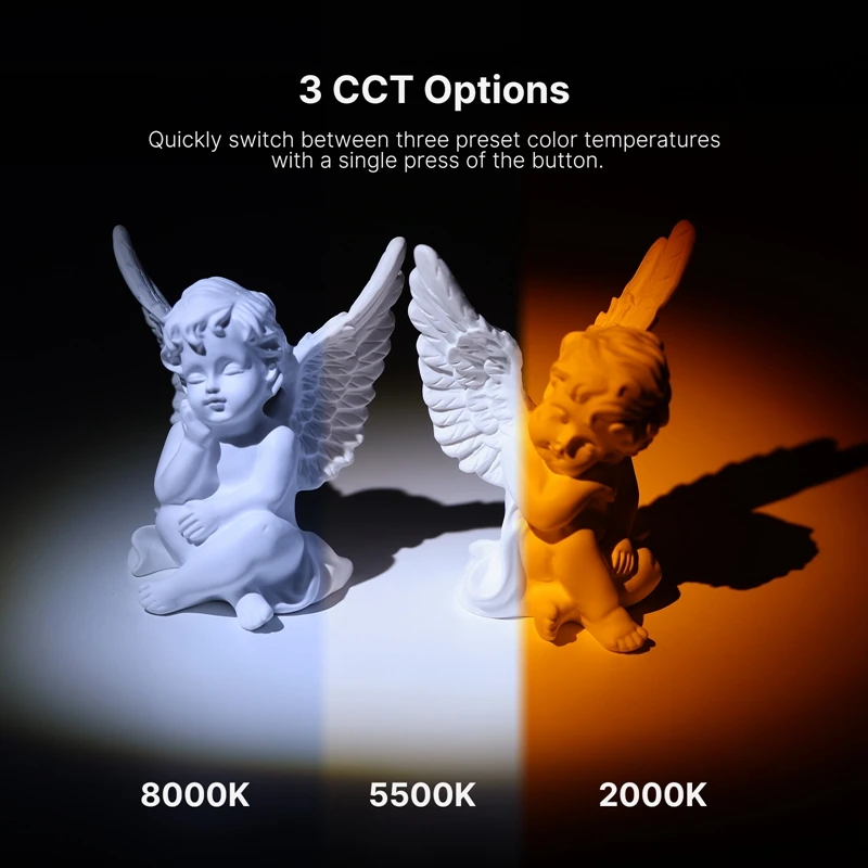 Ulanzi lm07ミニ写真懐中電灯,コンデンサーライト,可変焦点,防水,結婚式のモデリング,タイプc LED懐中電灯