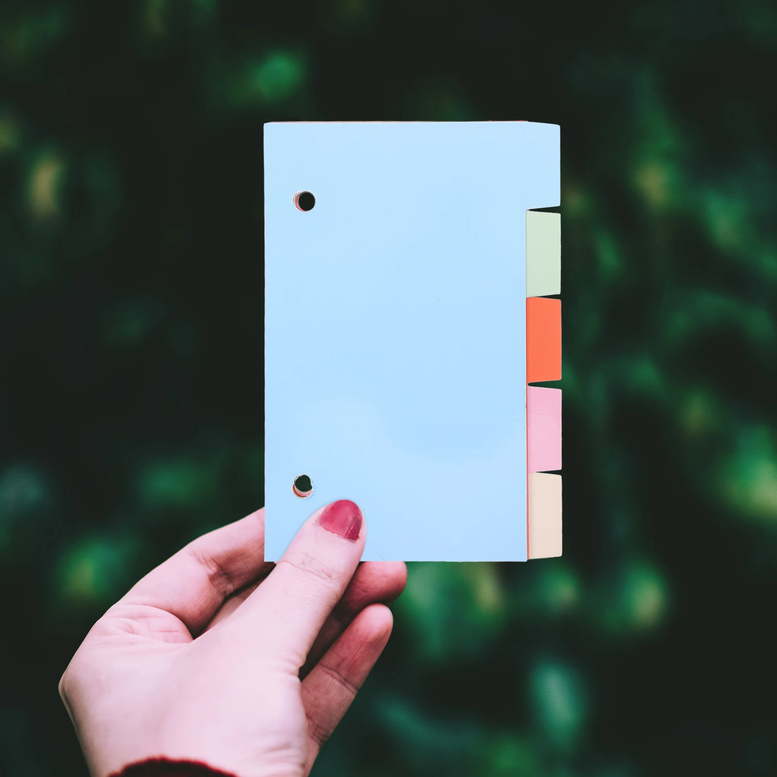 

15 Sheets Card Dividers 3x5 Inches Notebook Tabs Colorful Notebook Divider Paper Long Lasting Study Aids Storage Guide