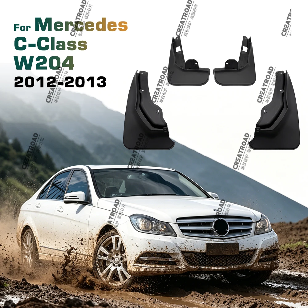 Für Mercedes Benz C Klasse W204 Sport 2014-2018 2/4 Türen Klappen Schmutz fänger Spritz schutz Kotflügel