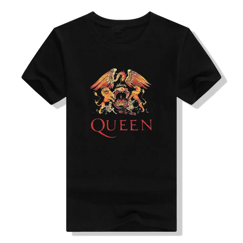 Women's Vintage Queen Summer T Shirt Freddie Print Lovely Mercury Rock Band for Music Lovers Women Clothing Tops