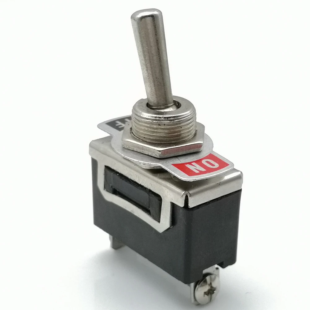 

10Pcs Metal Toggle Switch 2 Pin Dpdt Mini on Off Ac 250V 15a Durable Corrosion Resistant Electrical Life 100000 Cycles