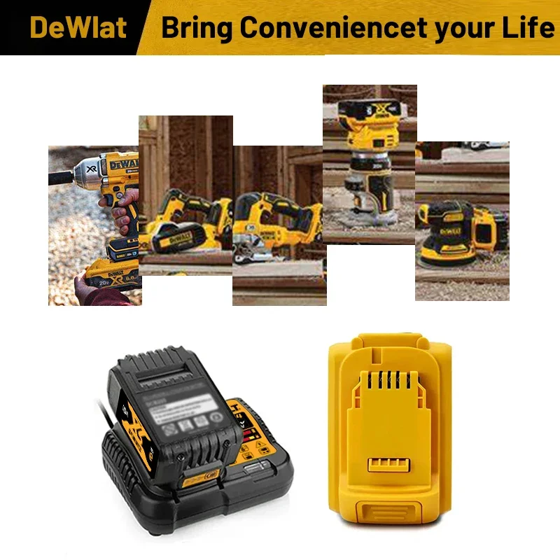 Batería Original DEWALT 5AH 6AH 9AH DCB203 18V 20V MAX Lithium-ion DCB206 DCB205 DCB204 DCB200 DEWALT Lithium-ion Power Tools