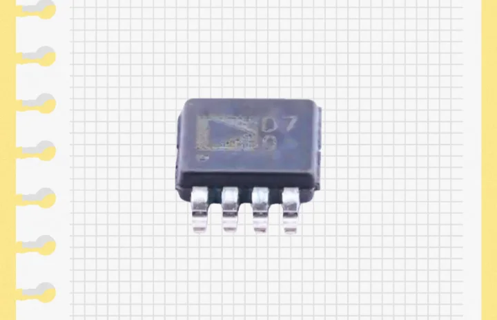 Digital to analog conversion chip DAC AD5452YRMZ MSOP-8 ADI (Analog Devices) with 8/10/12/14 bit high bandwidth multiplication D