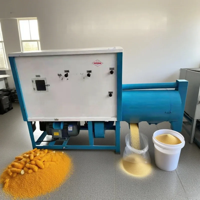 Skin Peeling And Grinding With Motor Efficient Corn Flour Making Machine