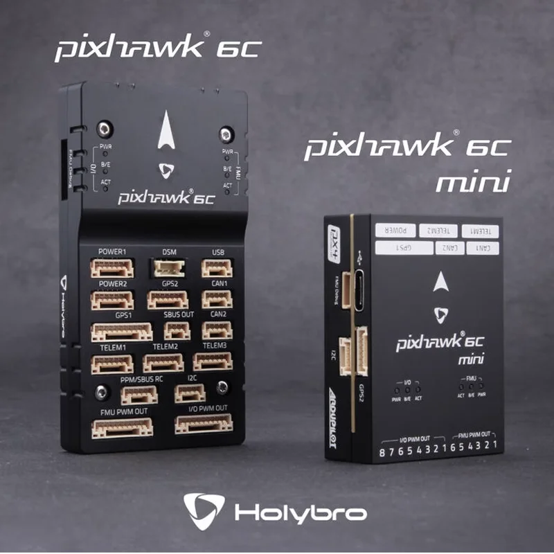 

Контроллер полета Holybro Pixhawk 6C Mini PX4 для дрона, Cortex-M7, флэш-память 2 МБ, готовый GPS/компас