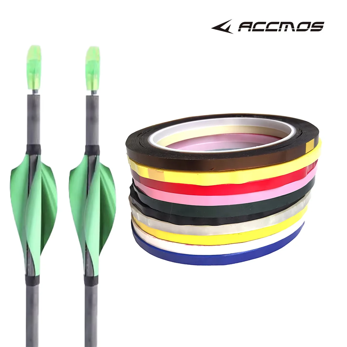 1/3 Roll Spiral Arrow Feather End Sealing Tape Adhesive Fletching Glue Tape for Spinning Fletches DIY Archery Accessorie