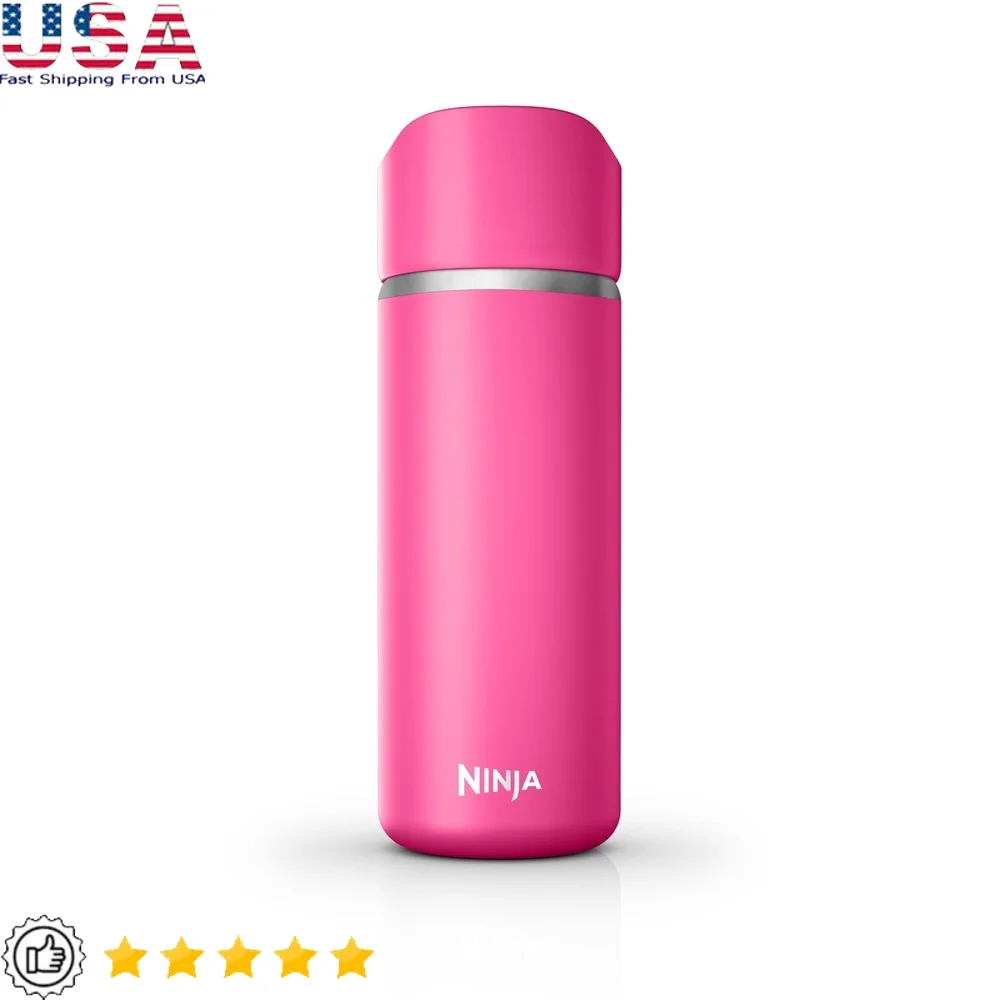

Leak Proof Stainless Steel Travel Mug Insulated Tumbler with HeatStore Technology Easy Sipping Hot Cold Drinks 16oz
