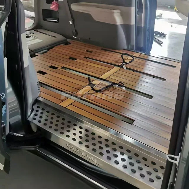 Modifikasi Strip Ambang Pintu Mobil Karnaval dari Baja Anti Karat, Desain Sport-Mewah, Pelindung Luar Fender yang Elegan