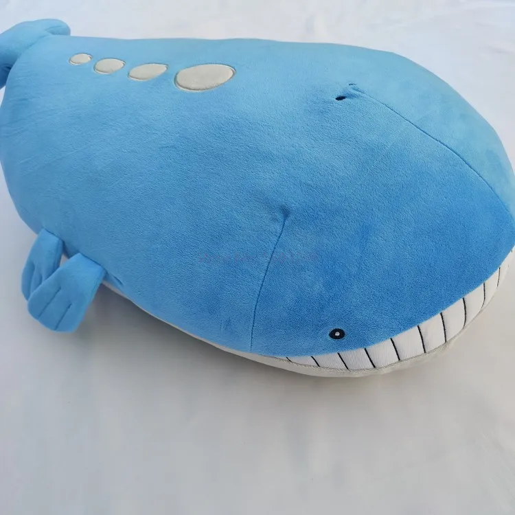 55cm pokemon o maior elfo baleia azul wailord recheado de pelúcia boneca bolso monstro dos desenhos animados travesseiro anime figura almofada brinquedo presentes