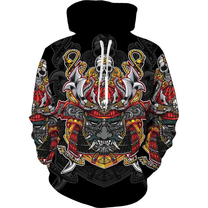 

Japanese Samurai 3D Print Hoodies Men Women Fashion Oversized Hoodie Pullovers Hooded Sweatshirts Tracksuit Coats Kids Clothing