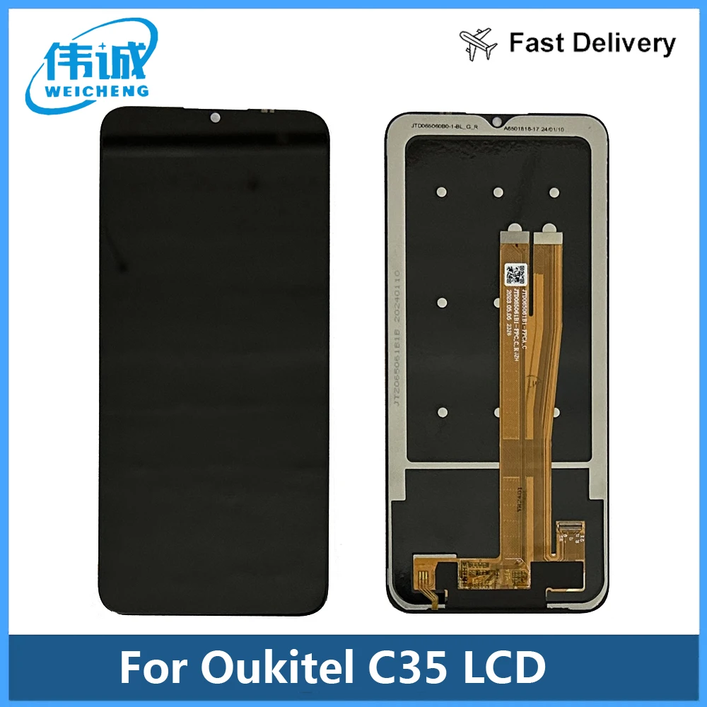 

100% Tested For OUKITEL C35 LCD Display Touch Screen Replacement Original For OUKITEL C35 LCD Screen Sensor Repair Parts