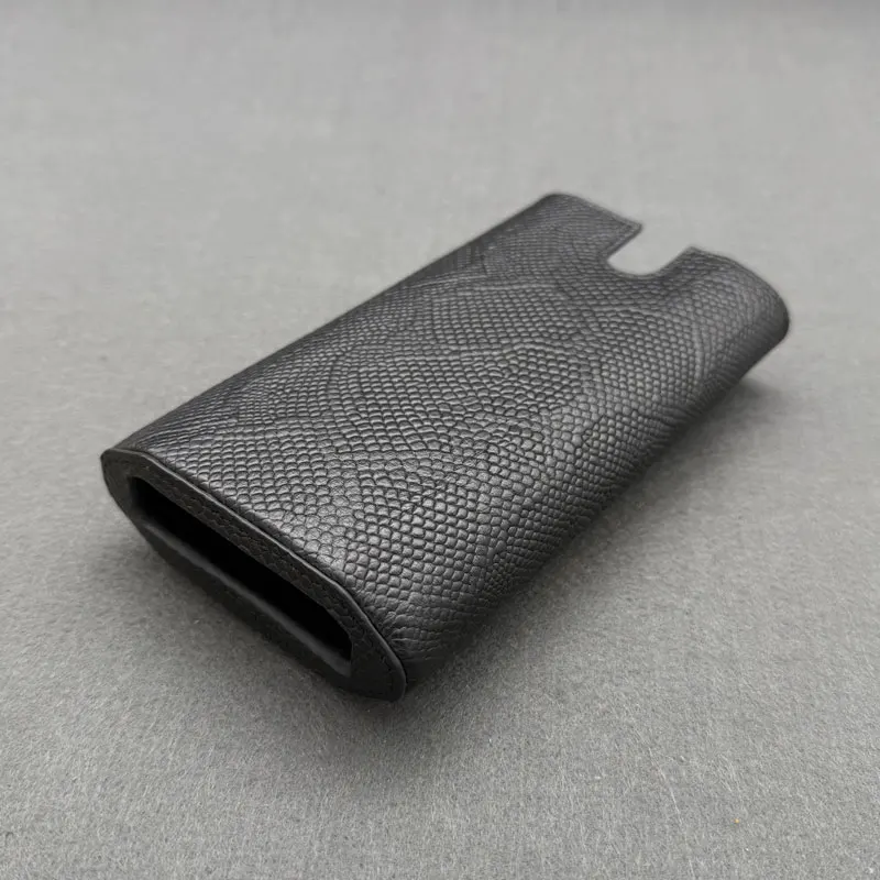 Funda de cuero genuino A6 hecha a medida para IFI iDSD Diablo 2