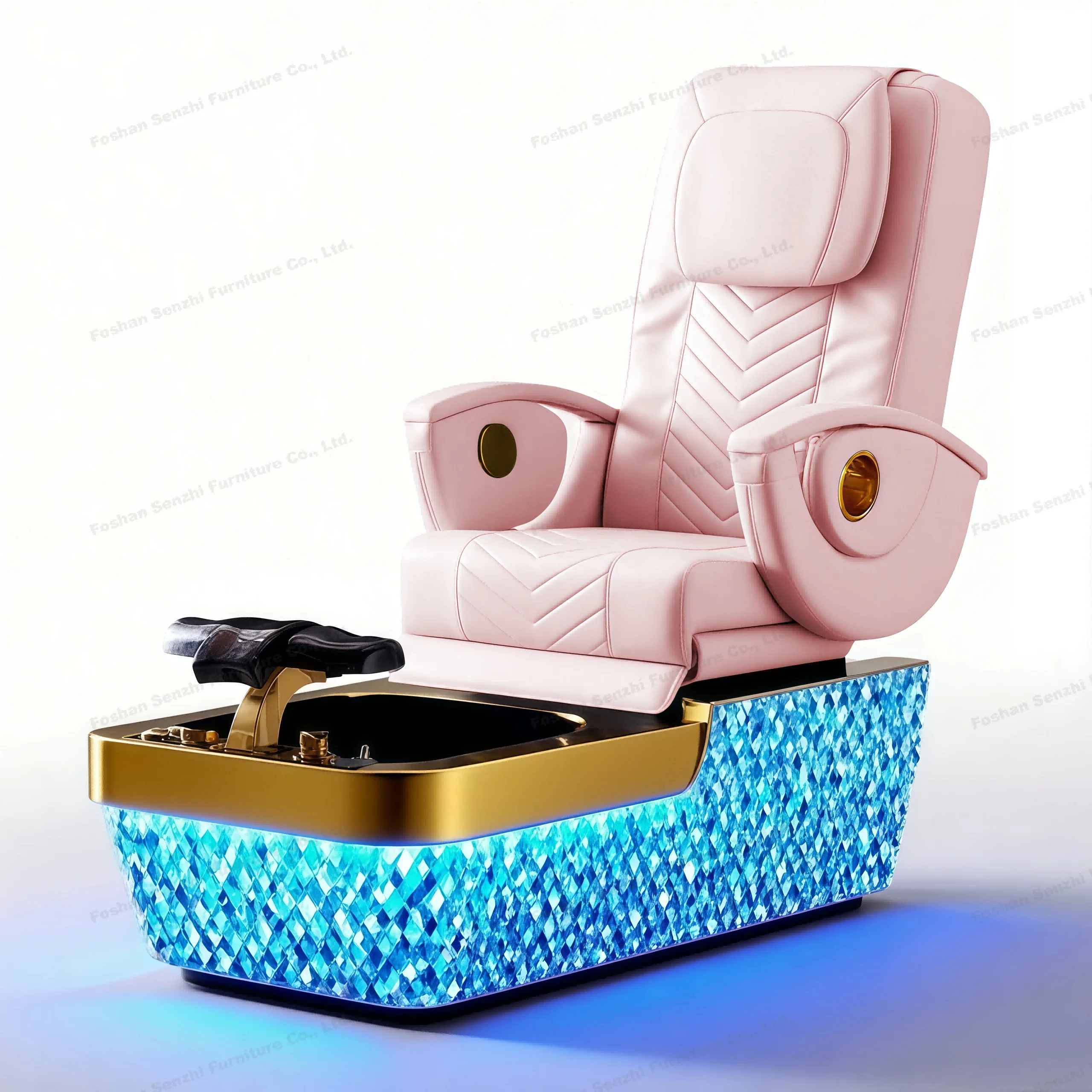 Nouveau Vente chaude entièrement automatique chaise allongée tissu artisanat bain de pieds Spa Massage haut de gamme pédicure chaise