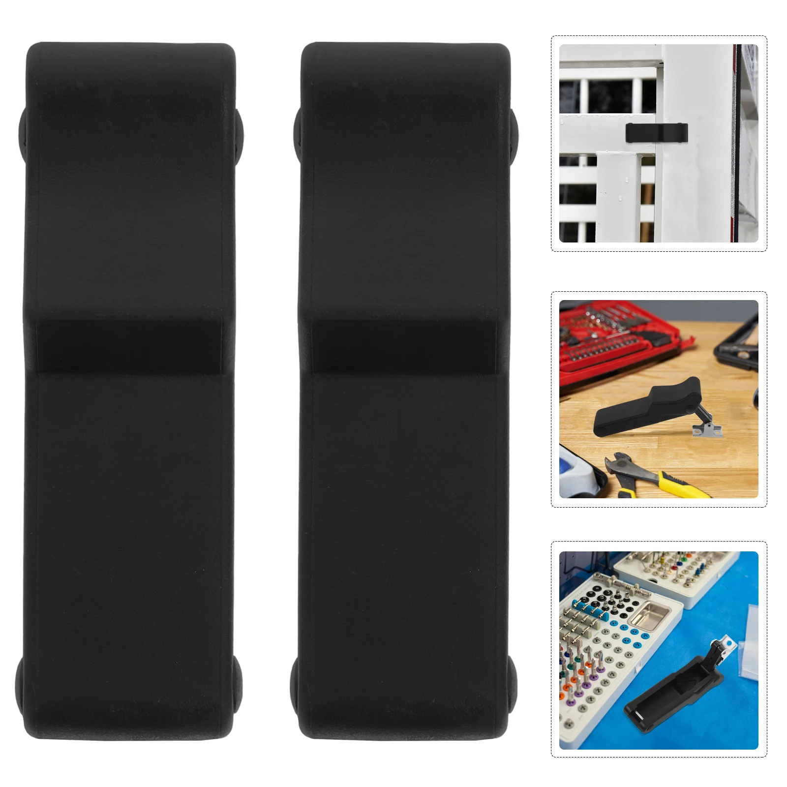 

2pcs Over-Center Draw Boat Compartment Latch Front Storage Replacement Durable Rubber Cargo Box Cooler Door Handle