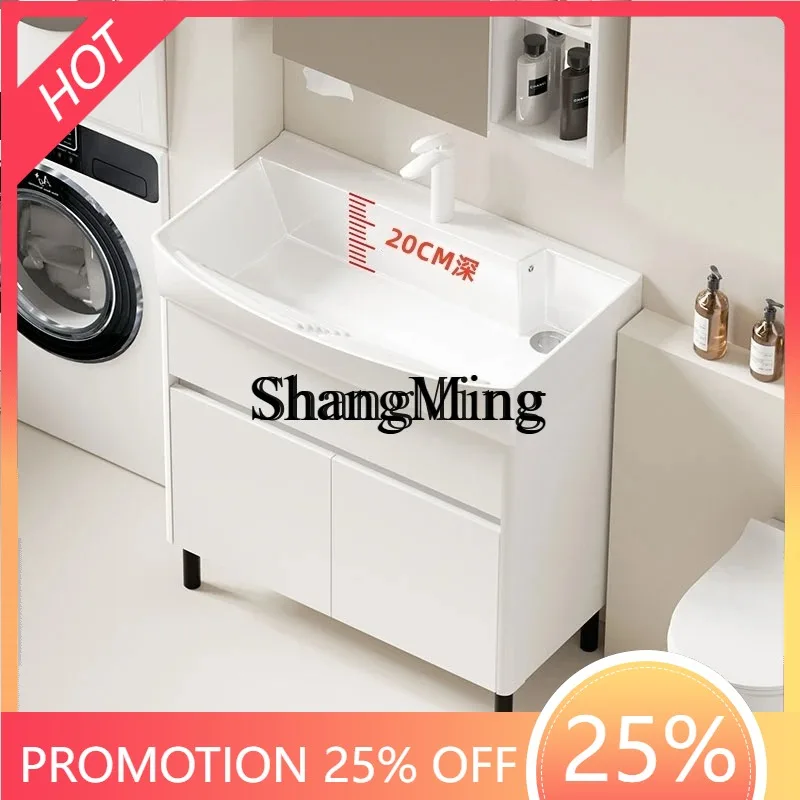 CL  Basin Combined Floor-to-ceiling Toilet Strong Storage Bathroom Cabinet  Integrated Basin Wash Table