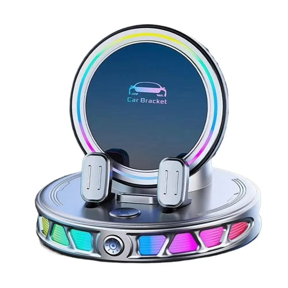 Electric Wireless Charger Car Mount Vacuum Suction Cup Firm Nano Base Car Wireless Charger Stand 360° Rotation Adjustable