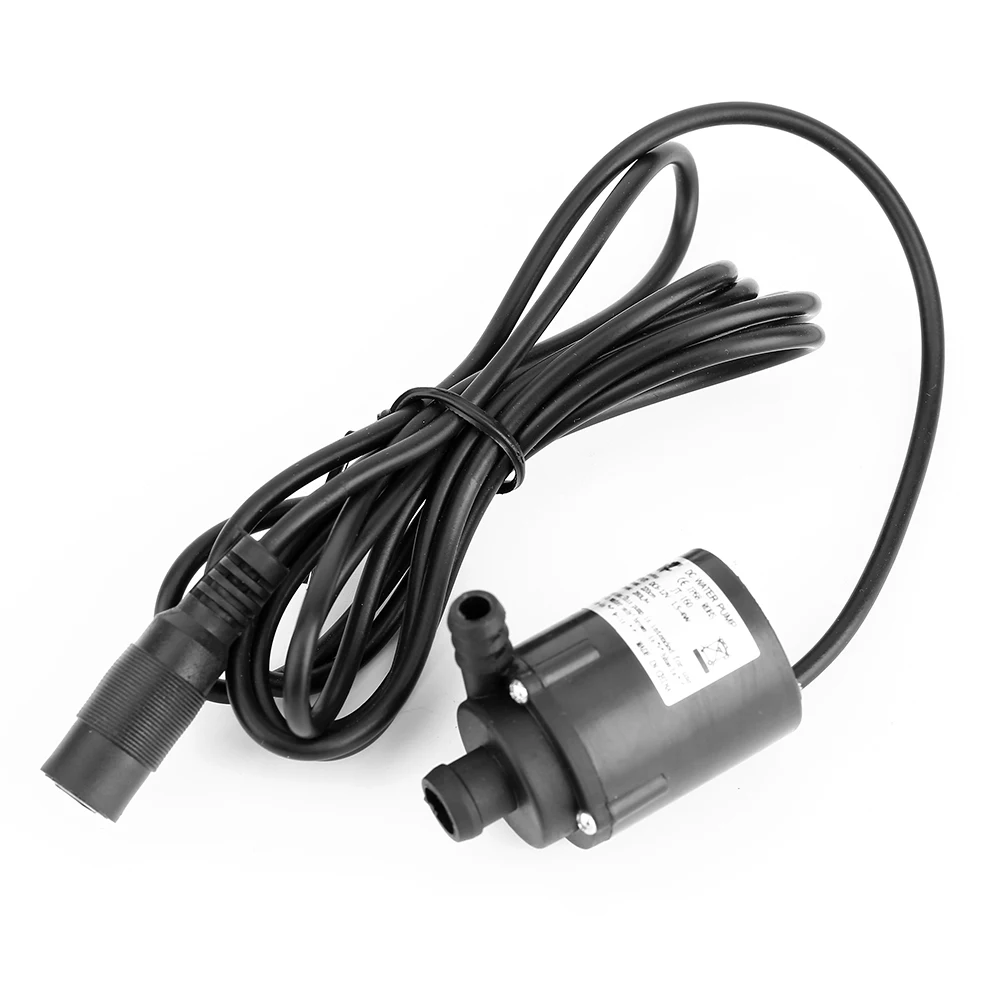 

Cooling Water Pump, Low Pressure Pump DC 12V Micro Brushless Submersible Motor Water Pump Solar Cooling 200L/H