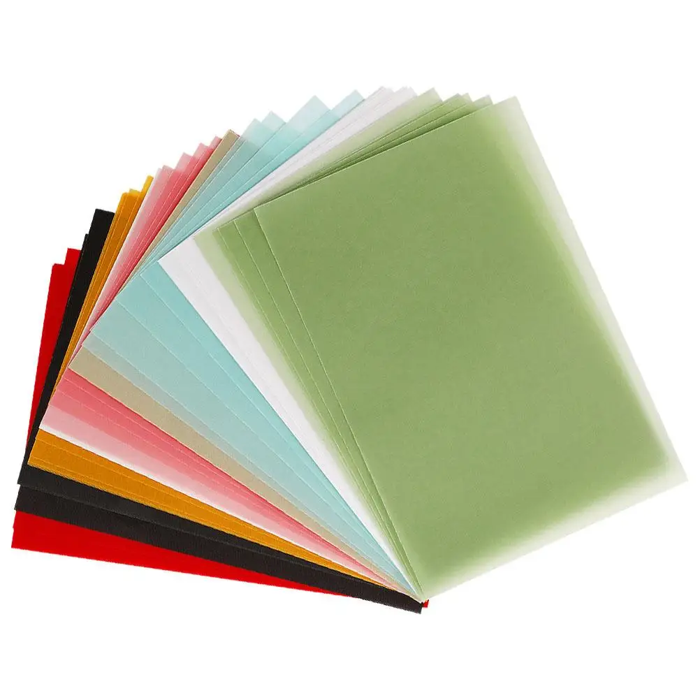100 Pcs Tracing Paper Printer Cardstock Colored Tissue Drawing Sheets Fade Resistant Translucent Ideal Invitations Plotter