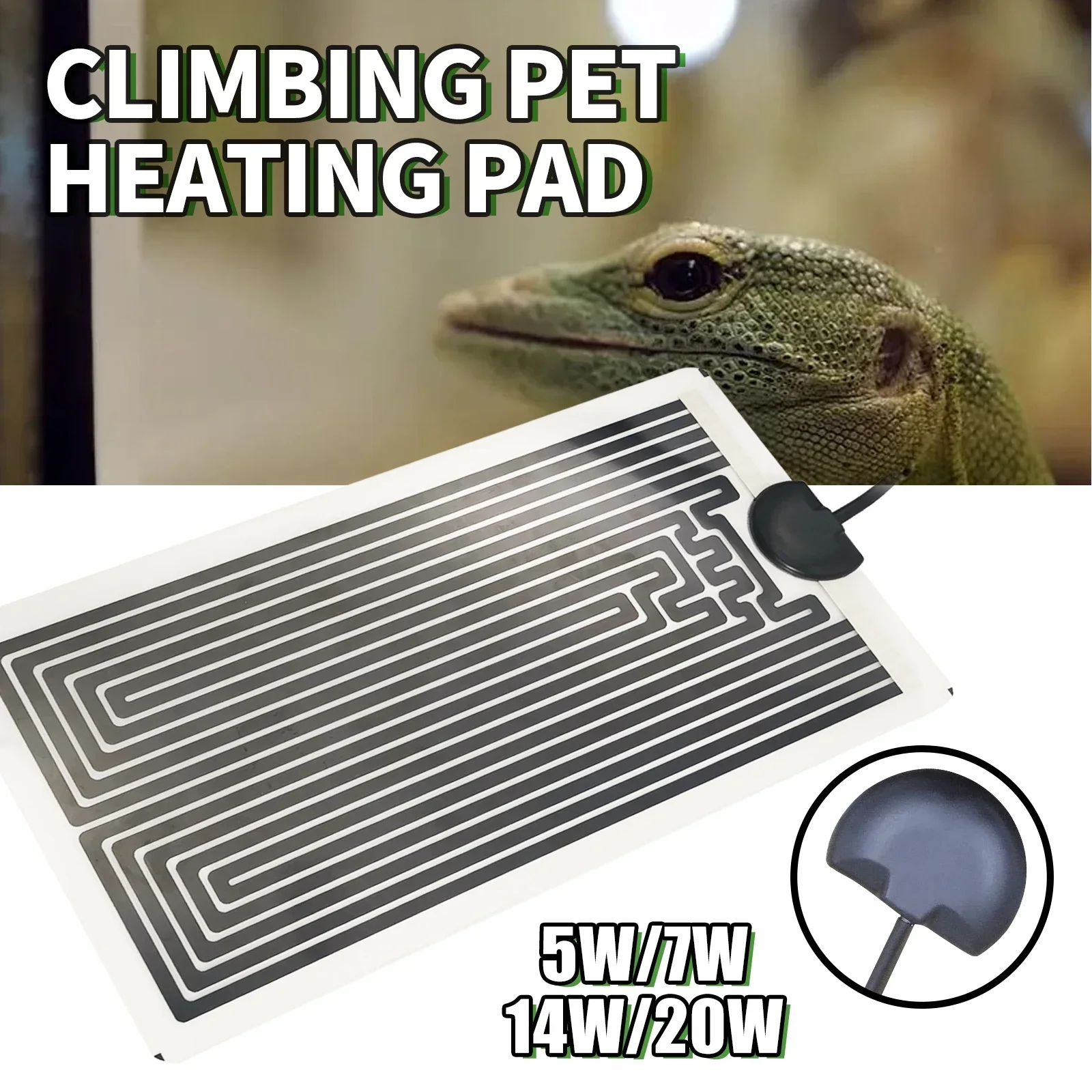 Minco Heat Graphene Reptiles Cat Dog Heating Mat Pet Heating Pad With Temperature Controller 5/7/14/20w