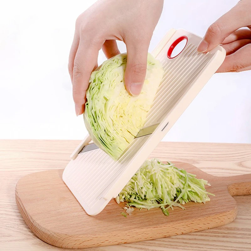 

Manual Vegetable Slicer Stainless Steel Portable Kitchen Shredder Potato Cabbage Cutter Grate Kitchen Gadgets