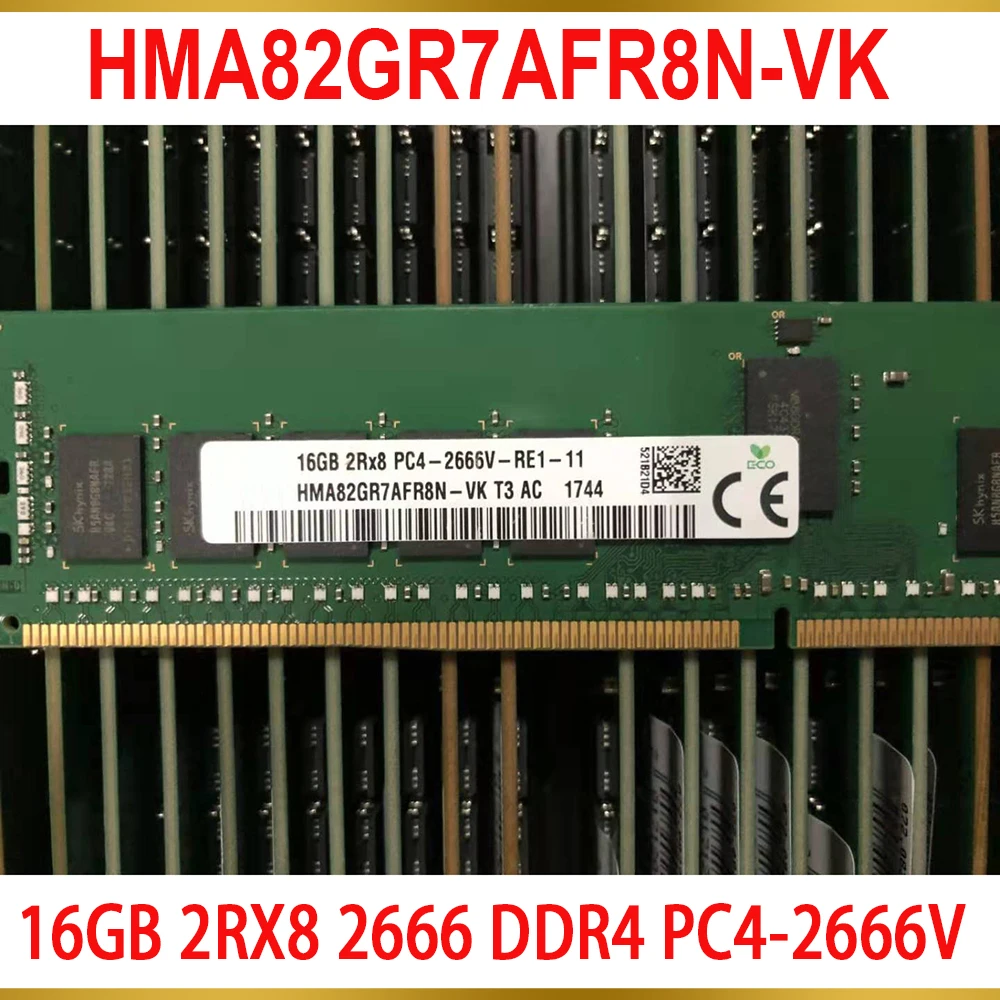 1 Pcs For SK Hynix RAM 16G 16GB 2RX8 2666 DDR4 PC4-2666V HMA82GR7AFR8N-VK