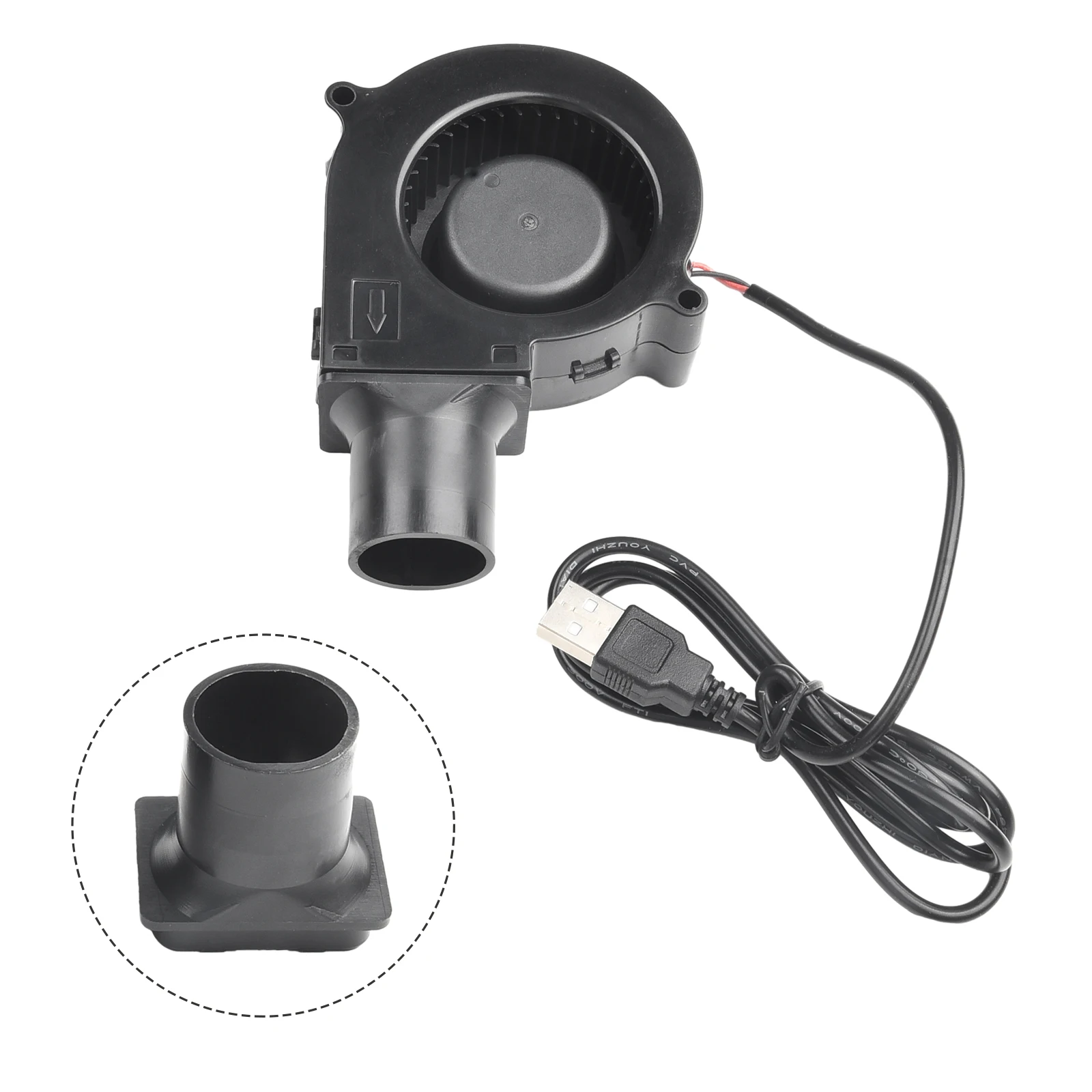 1 шт. 7530 вентилятор DIY Замена вентилятора Вентиляция Вытяжная воздуходувка 7530 DC5V Центробежный воздушный турбоохлаждающий охладитель Вентилятор для барбекю