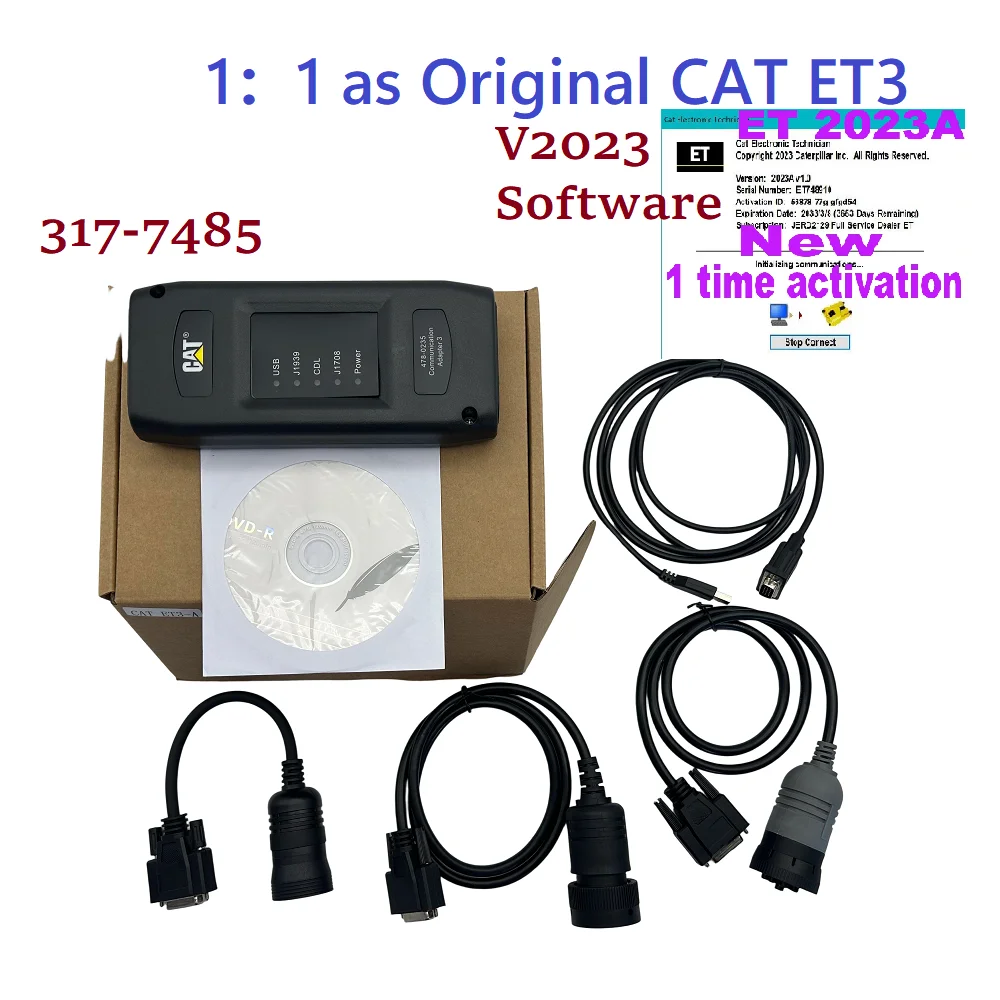 

Новейший диагностический инструмент CAT ET3 для тяжелых грузовиков 1:1, оригинальная схема 317-7485 для сканера грузовиков/экскаваторов CAT3