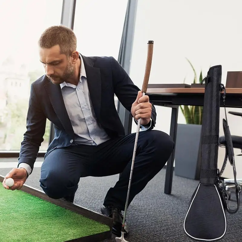 

Golf Club Carry Case Folding Golf Club Travel Bag With Strap Outdoor Sports Accessory Organizer Portable Sports Tool Case