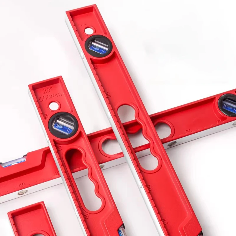 High Precision Level Aluminum Alloy Magnetic Spirit Level Multi Sized Anti Drop Levels Multifunctional Measuring Instruments