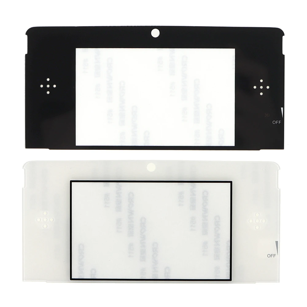 10pcs Plastic glass Top Front LCD Screen Frame Lens Cover For Nintendo 3DS Repair parts top screen lens