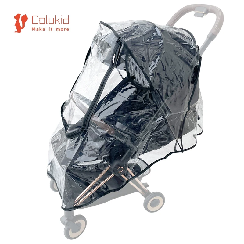 Colu Kid Stroller Rain Cover Compatible with Cybex Coya,Eezy Twist+2,Libelle,Orfeo,Beezy,Stroller Accessory Wind Cover