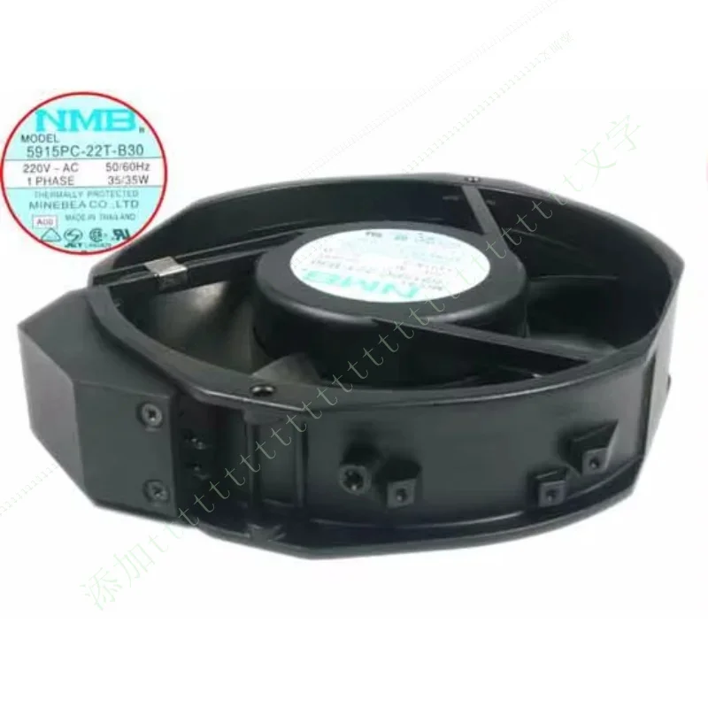 

W ДЛЯ NMB-MAT 5915PC-22T-B30 A00 AC 220 В 35 Вт 170x170x38 мм Вентилятор охлаждения сервера