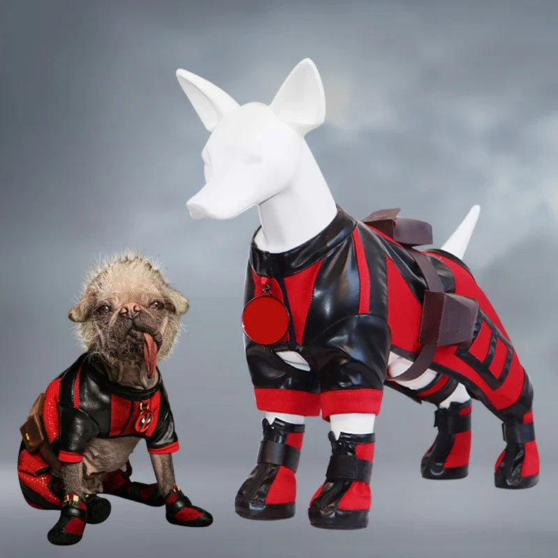 Deadpool Parallel Universe Version Deadpool Dog Cosplay Suit Marvel Films and Television Complete Set The Strongest At Comic-Con