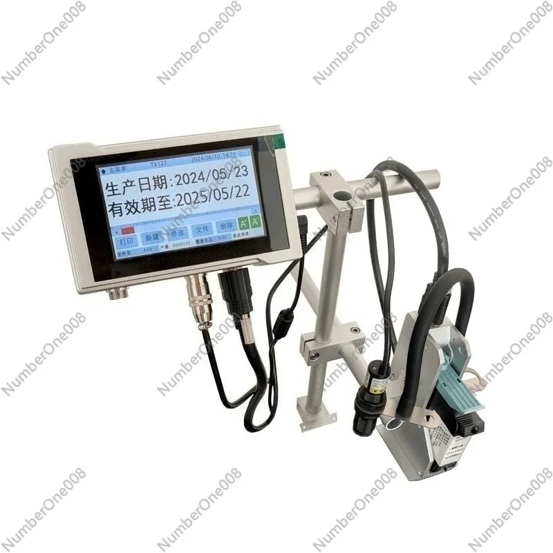 Automatic Portable Inkjet Printer for Date Code Marking on Food Packaging Bottles Cans Small Production Line for TX127